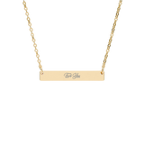 BeardPrincess - Floral Fuck Engraved Necklace