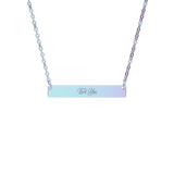 BeardPrincess - Floral Fuck Engraved Necklace