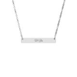 BeardPrincess - Floral Fuck Engraved Necklace