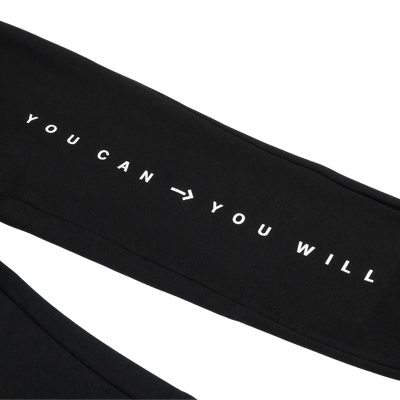 The Dream Adopters - You Can You Will Sweatpants (Black)