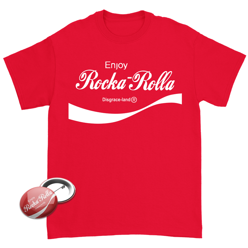 Rocka Rolla T-Shirt + Button