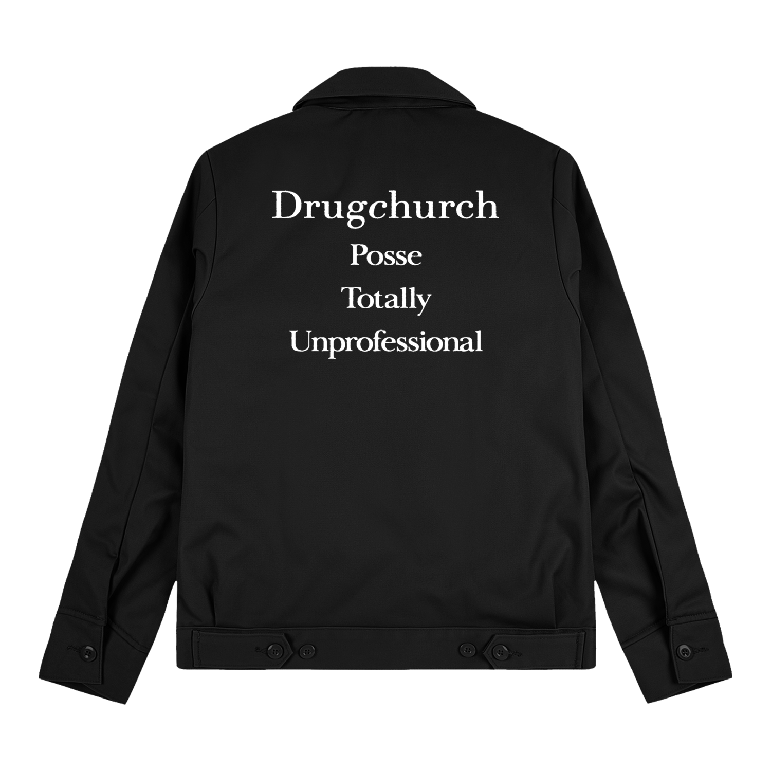 Drug Church - DC POSSE DICKIES JACKET BLACK
