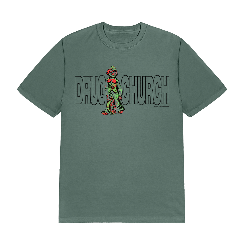 Drug Church - CLOWN TEE (BLUE SPRUCE)
