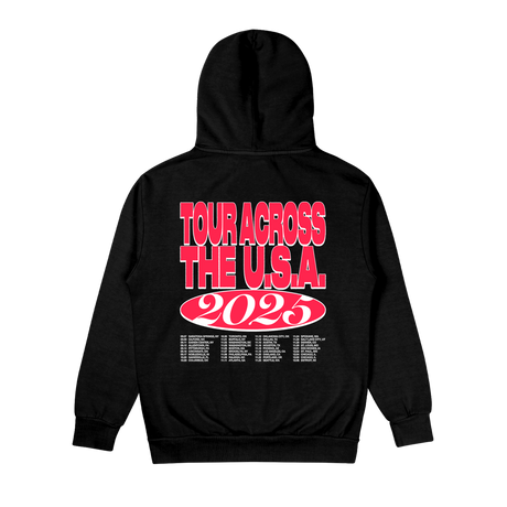 Drug Church - 2025 TOUR ACROSS THE USA HOODIE