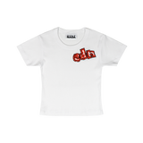 Escuela De Nada - Tres Letras White Baby Tee