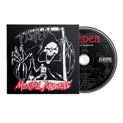 a cd case with a black cover