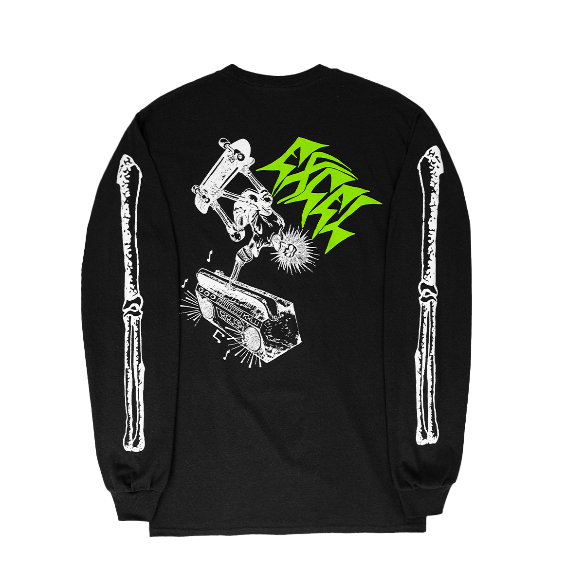EXCEL - Handplant Green Print Long Sleeve