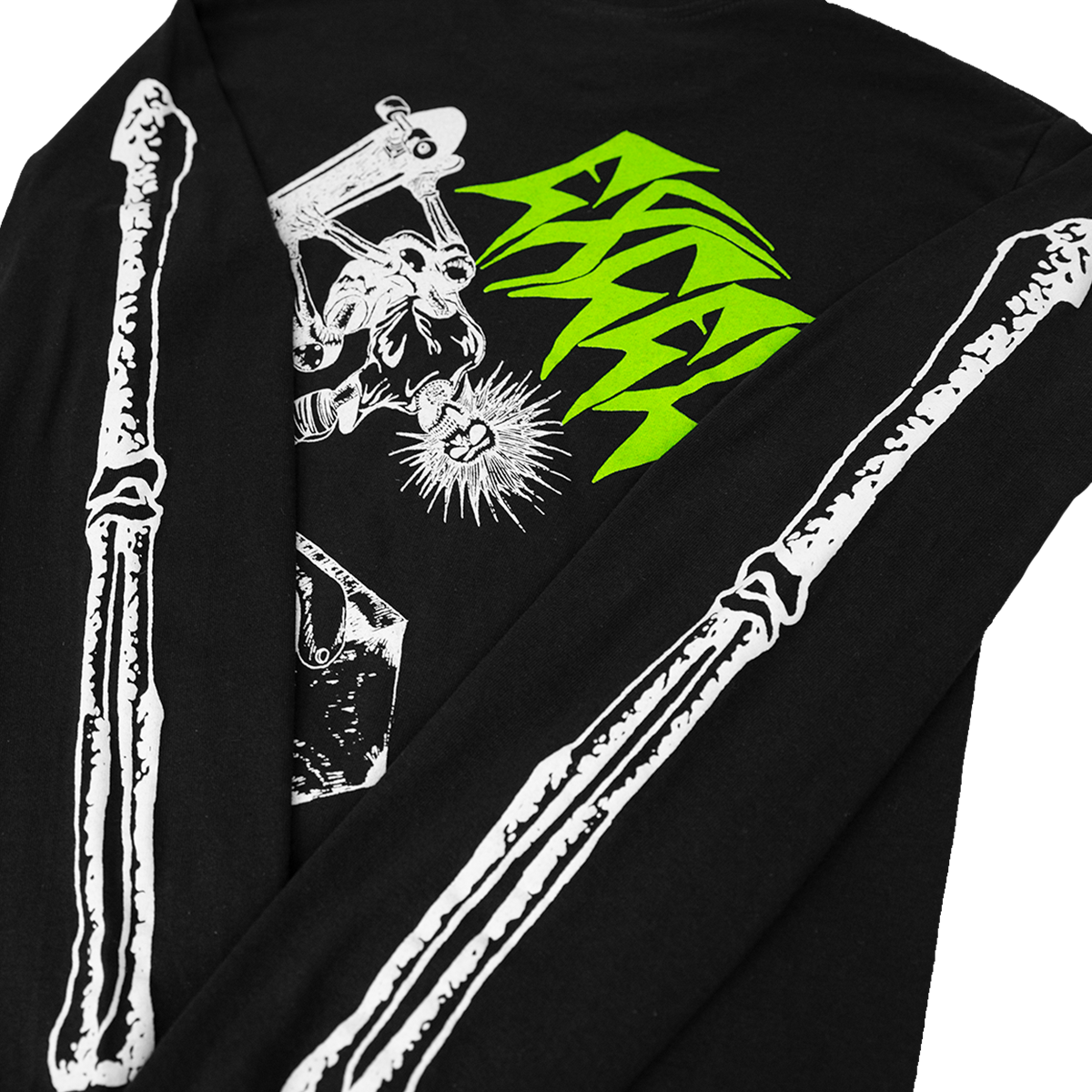 EXCEL - Handplant Green Print Long Sleeve