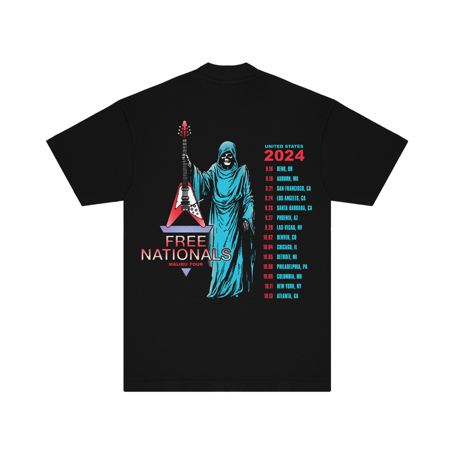 Free Nationals - Reaper Tour T-Shirt
