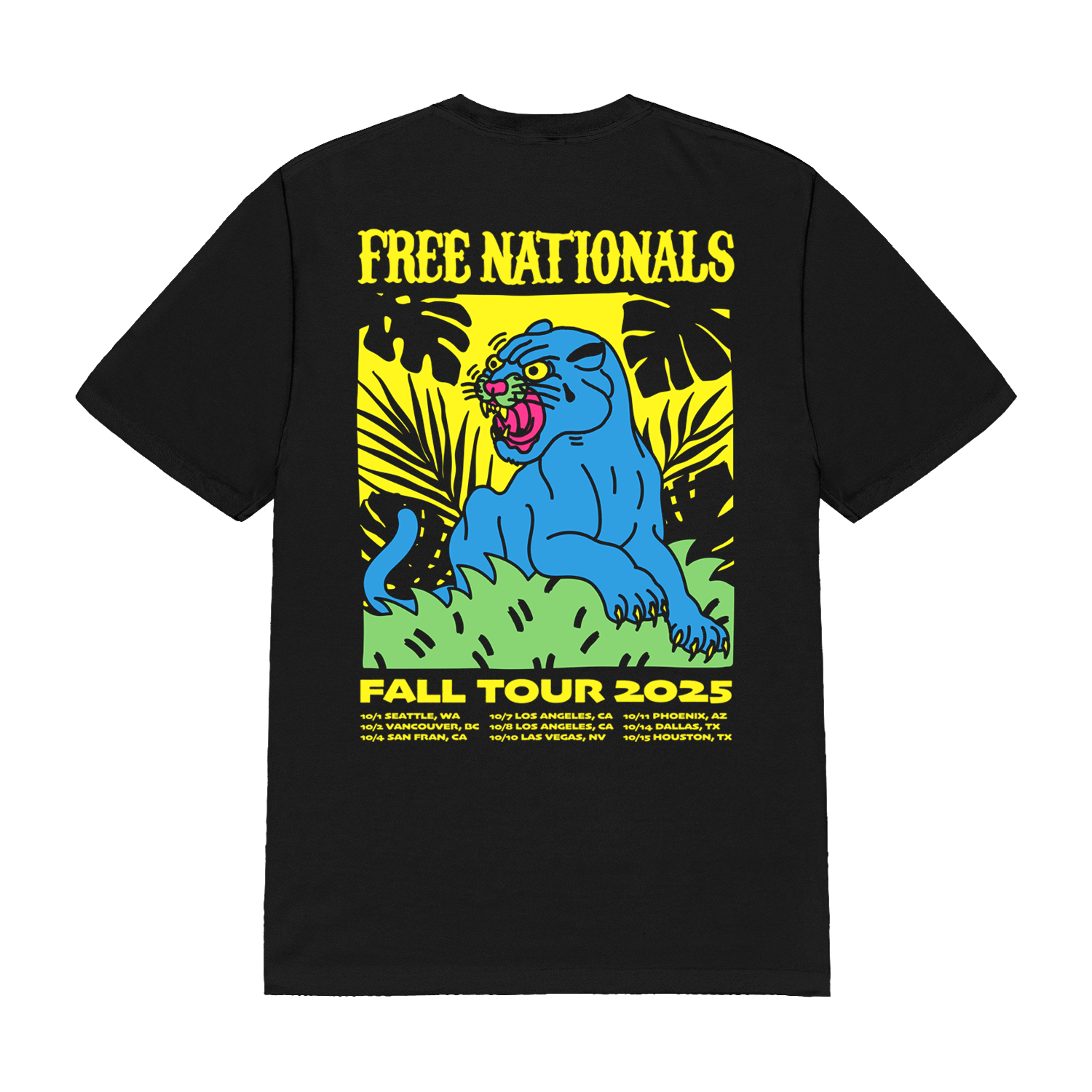 Free Nationals - Panther Tour T-Shirt