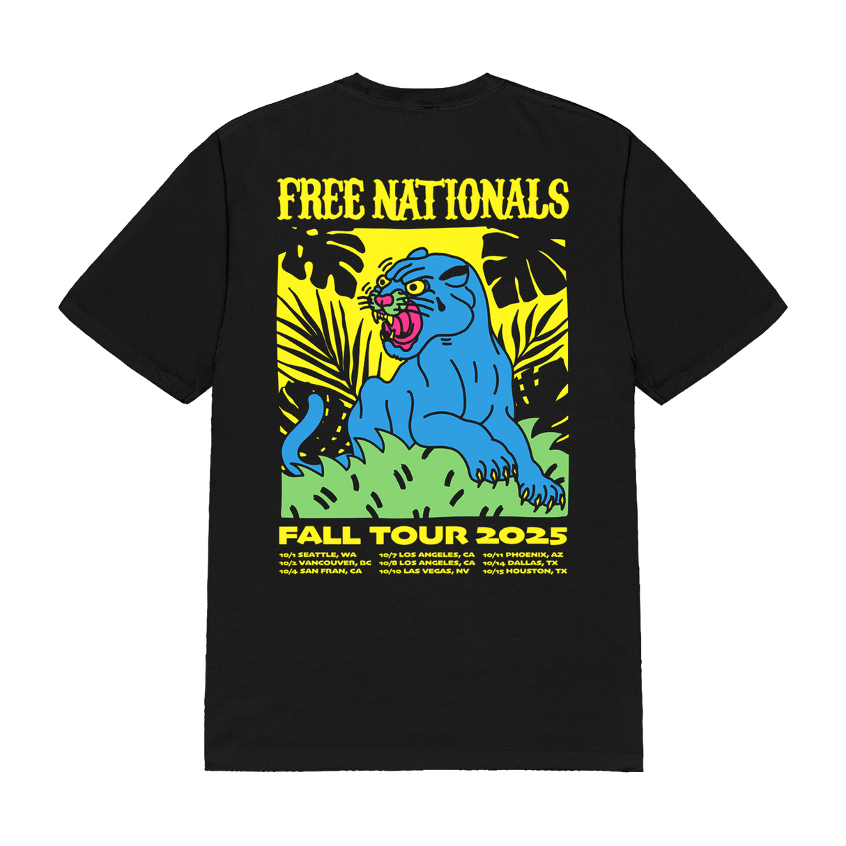 Free Nationals - Panther Tour T-Shirt