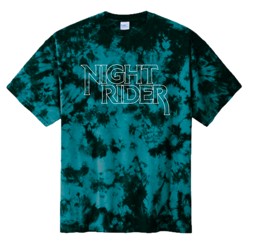 Night Rider - Teal Dye Tee