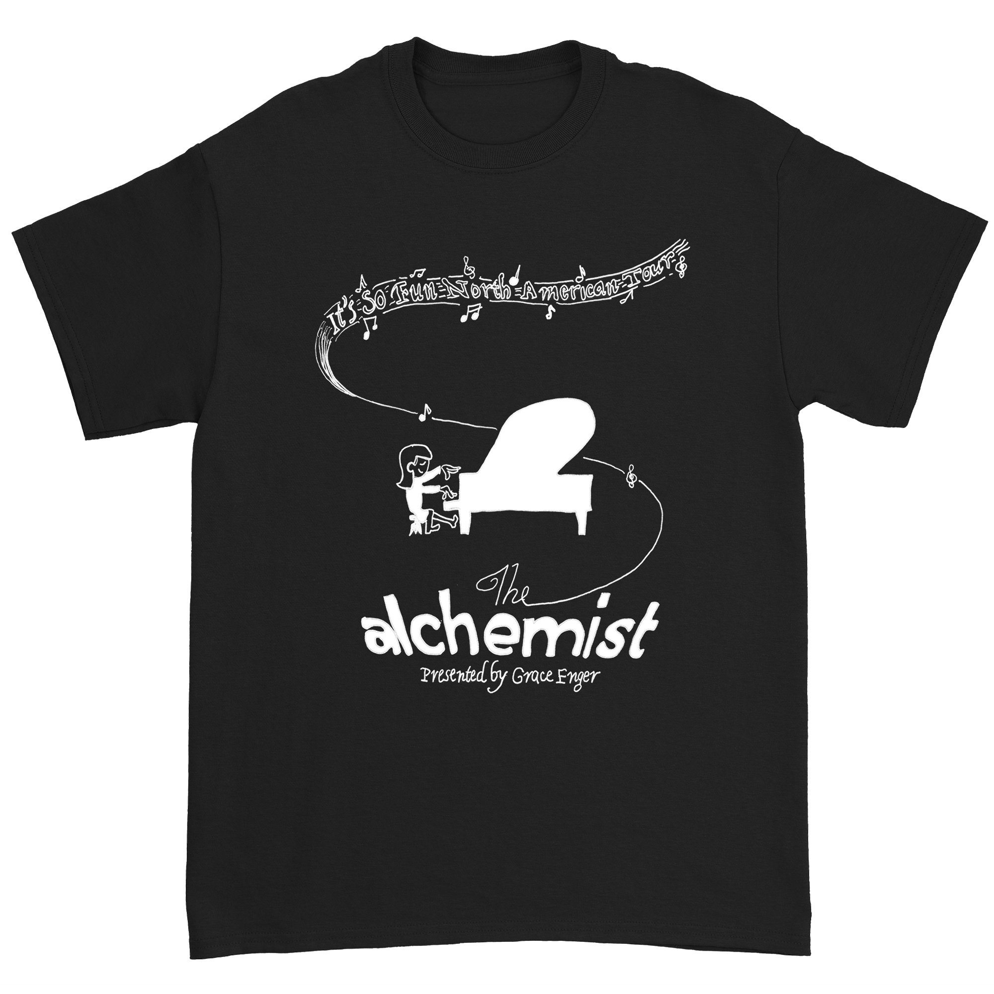 Grace Enger - Piano Tee - Black