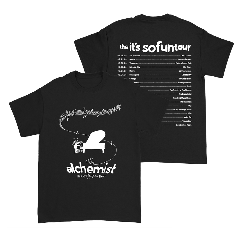 Grace Enger - Piano Tee - Black