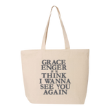 Grace Enger - See You Again Tote - Natural