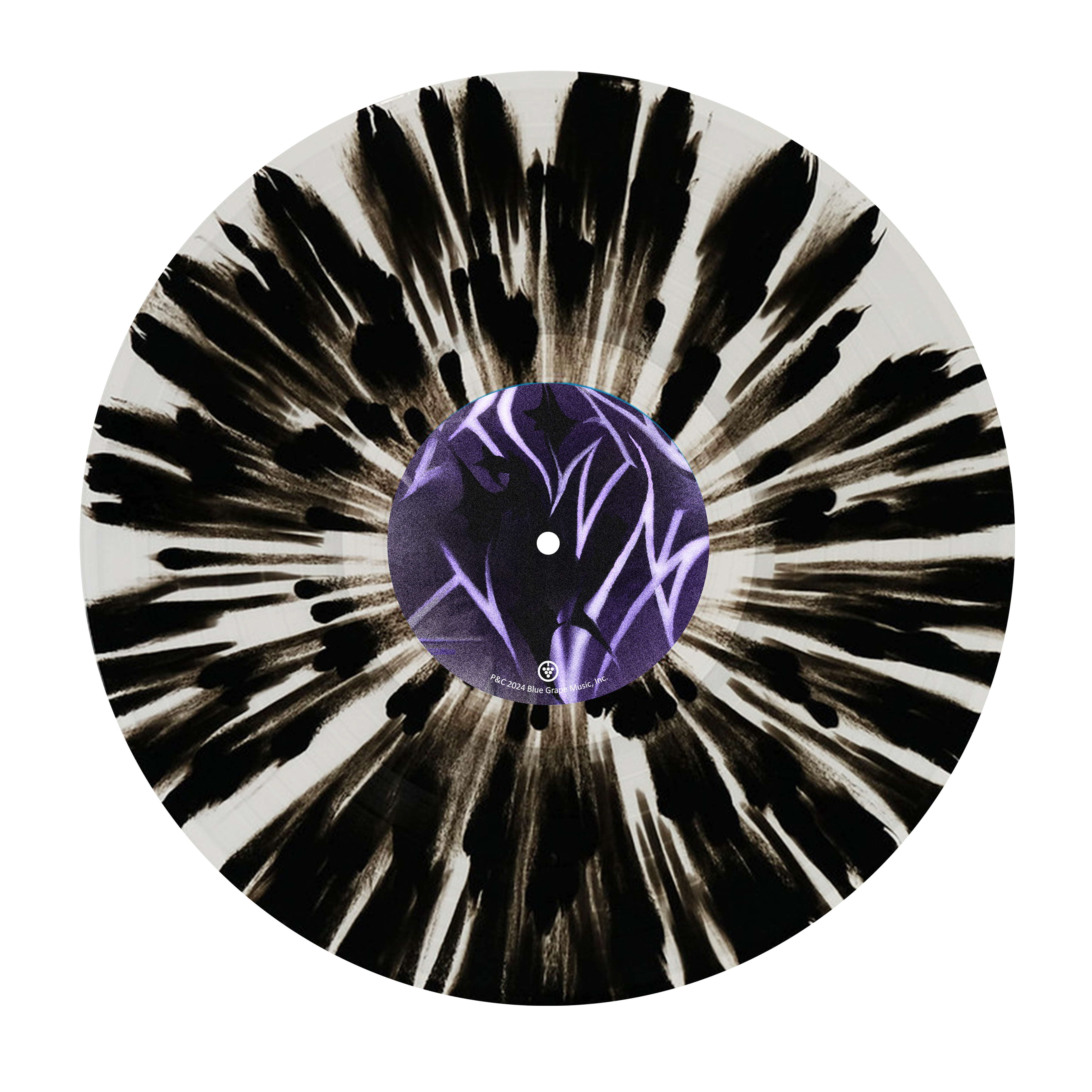 Gel - PERSONA EP - Milky Clear with Black Heavy Splatter