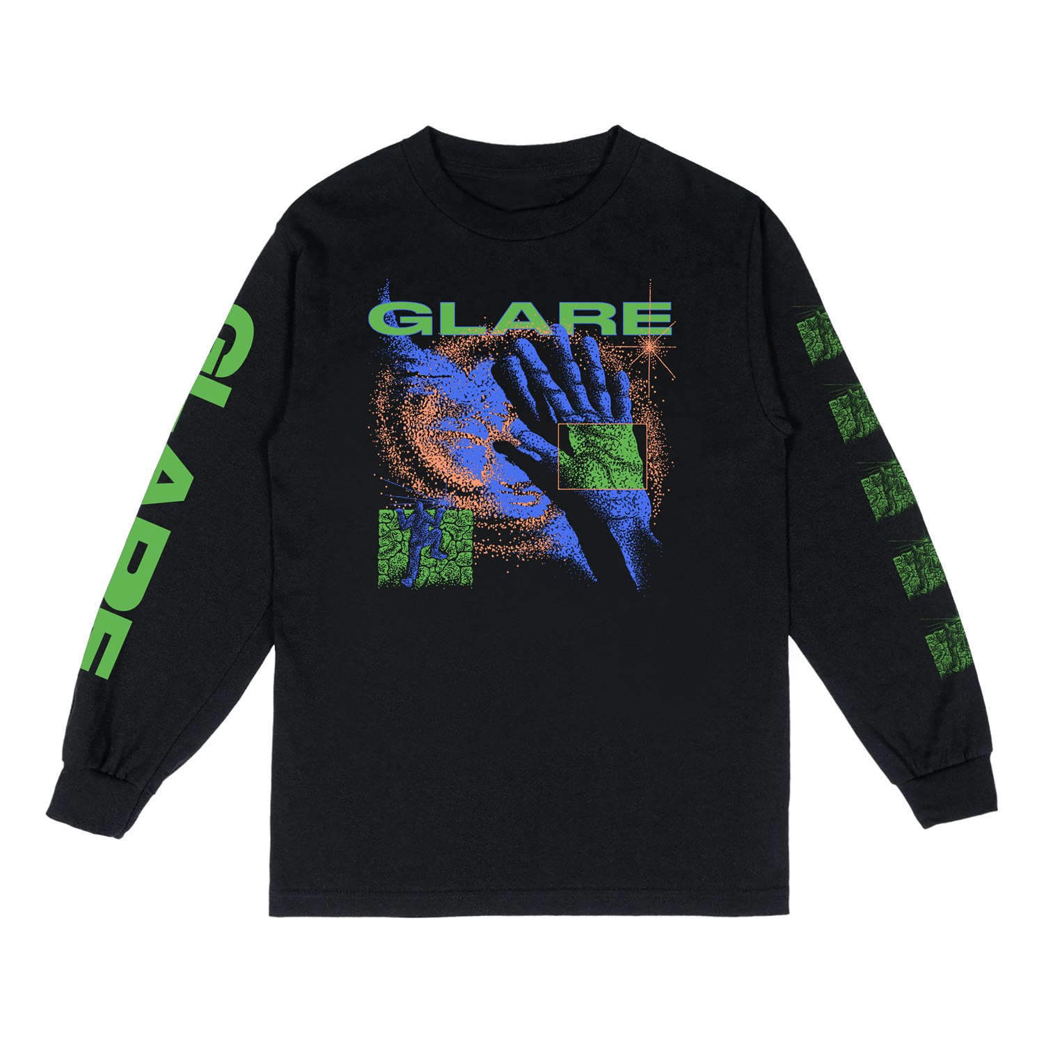 Glare - Blue Hand Long Sleeve