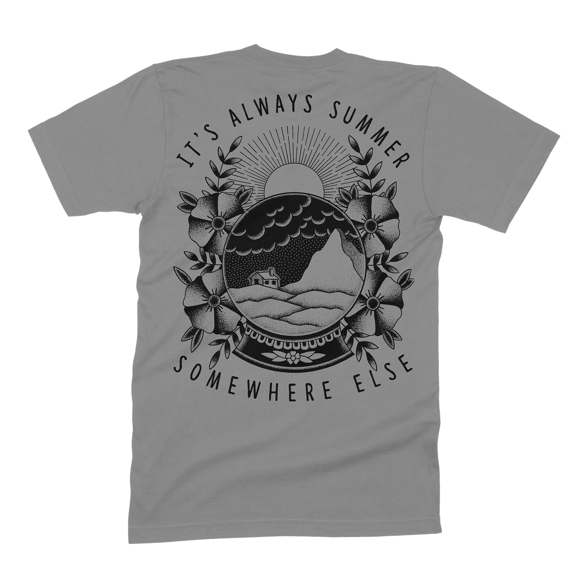 Actor Observer - Globe T-Shirt in Gray
