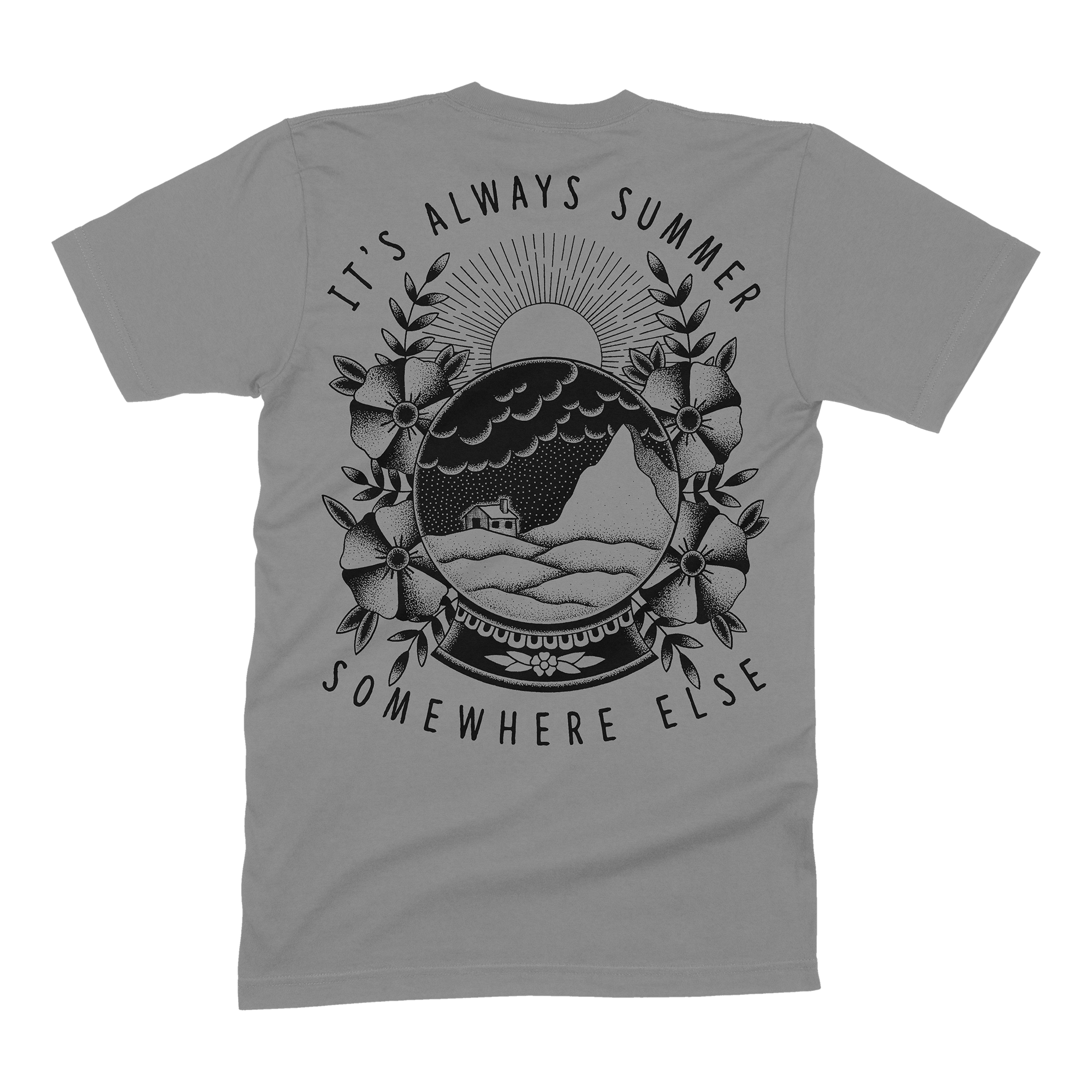 Actor Observer - Globe T-Shirt in Gray