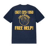 Heart to Gold - Navy Hotline T-Shirt