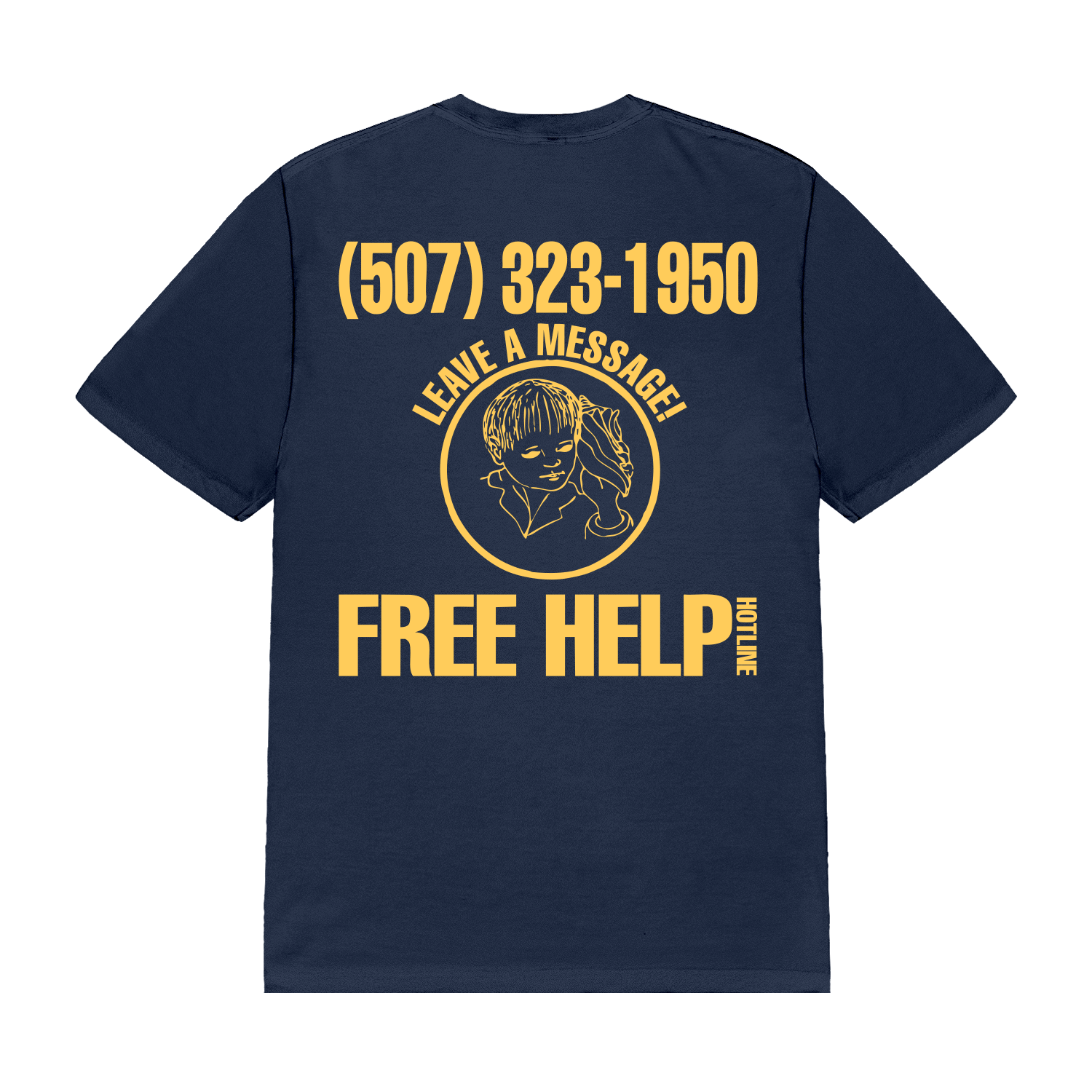 Heart to Gold - Navy Hotline T-Shirt