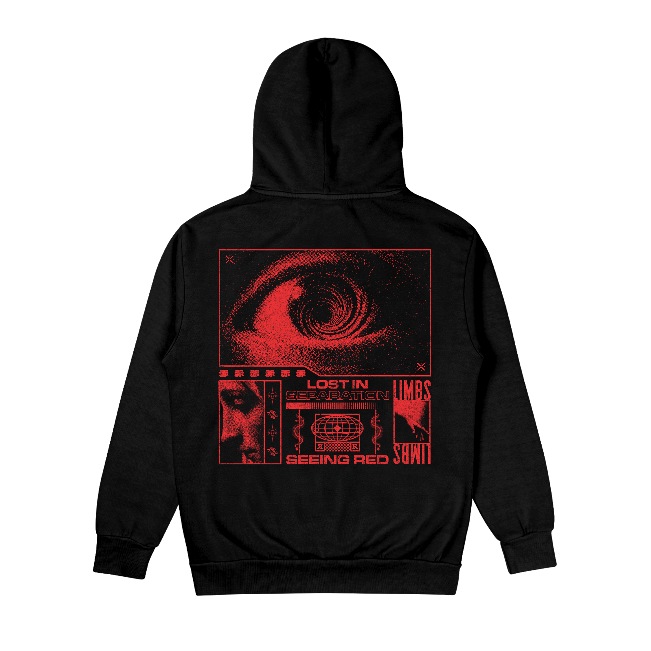 Lost in Separation - Seeing Red Hoodie