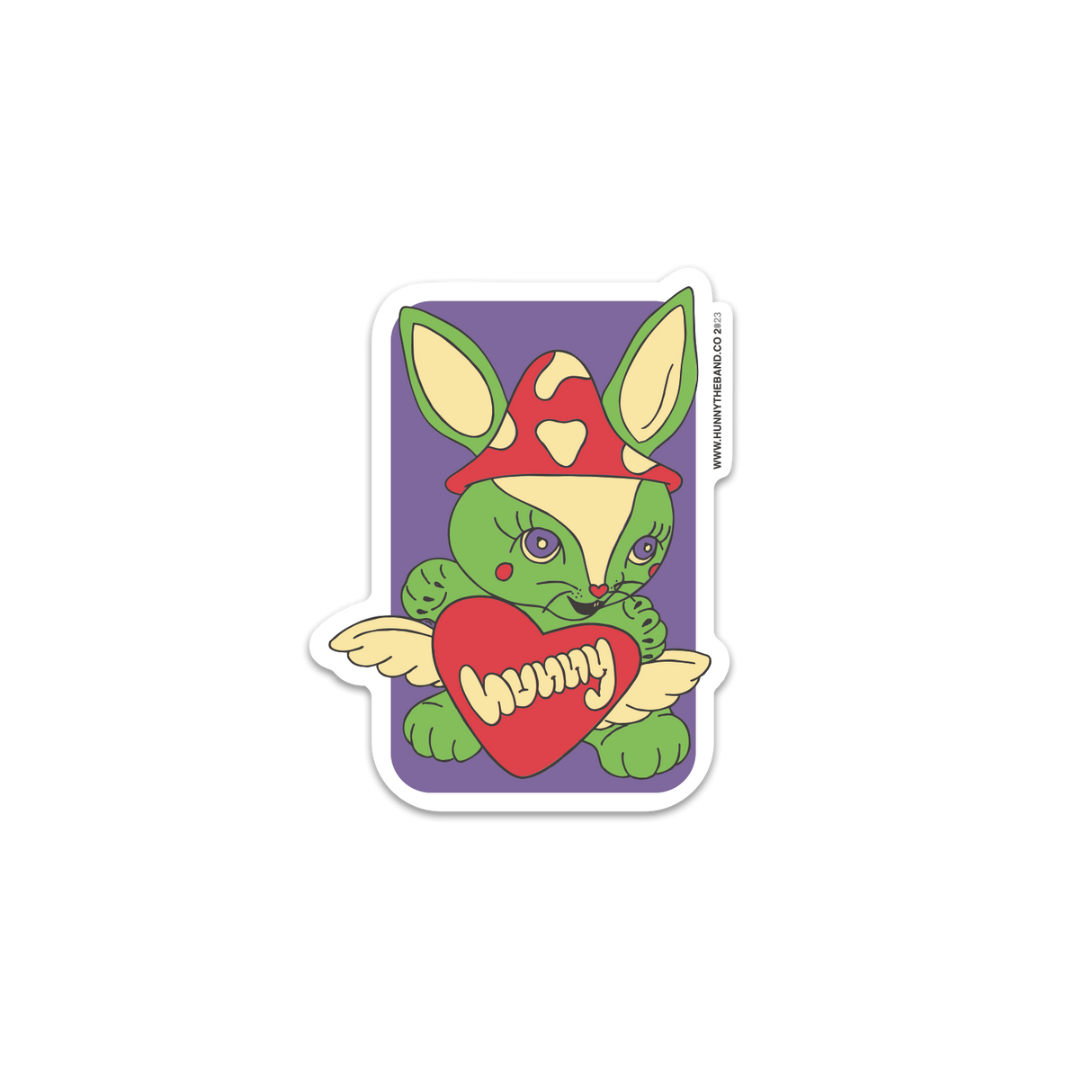 HUNNY - Mushroom Bunny Sticker