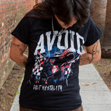 AVOID - Dino Black Tee