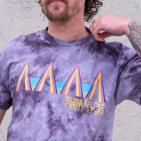 Many Eyes - Blackberry Crystal Dye Tee