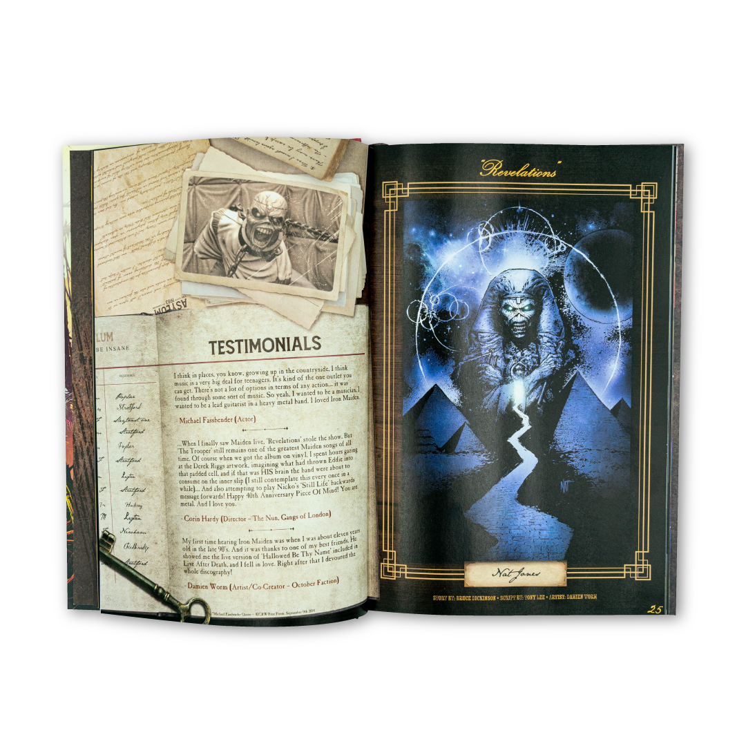 Iron Maiden: Piece Of Mind - "The Trooper" Edition Hardcover (Limited to 200)