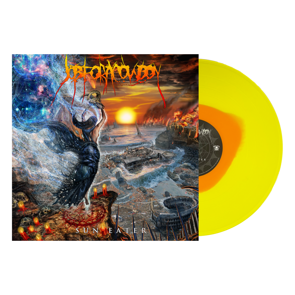 Job for a Cowboy - Suneater Orange in Yellow LP