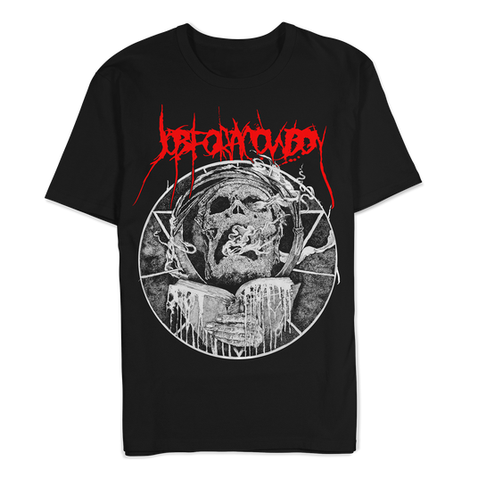 Job For A Cowboy - Smoking Skull Shirt