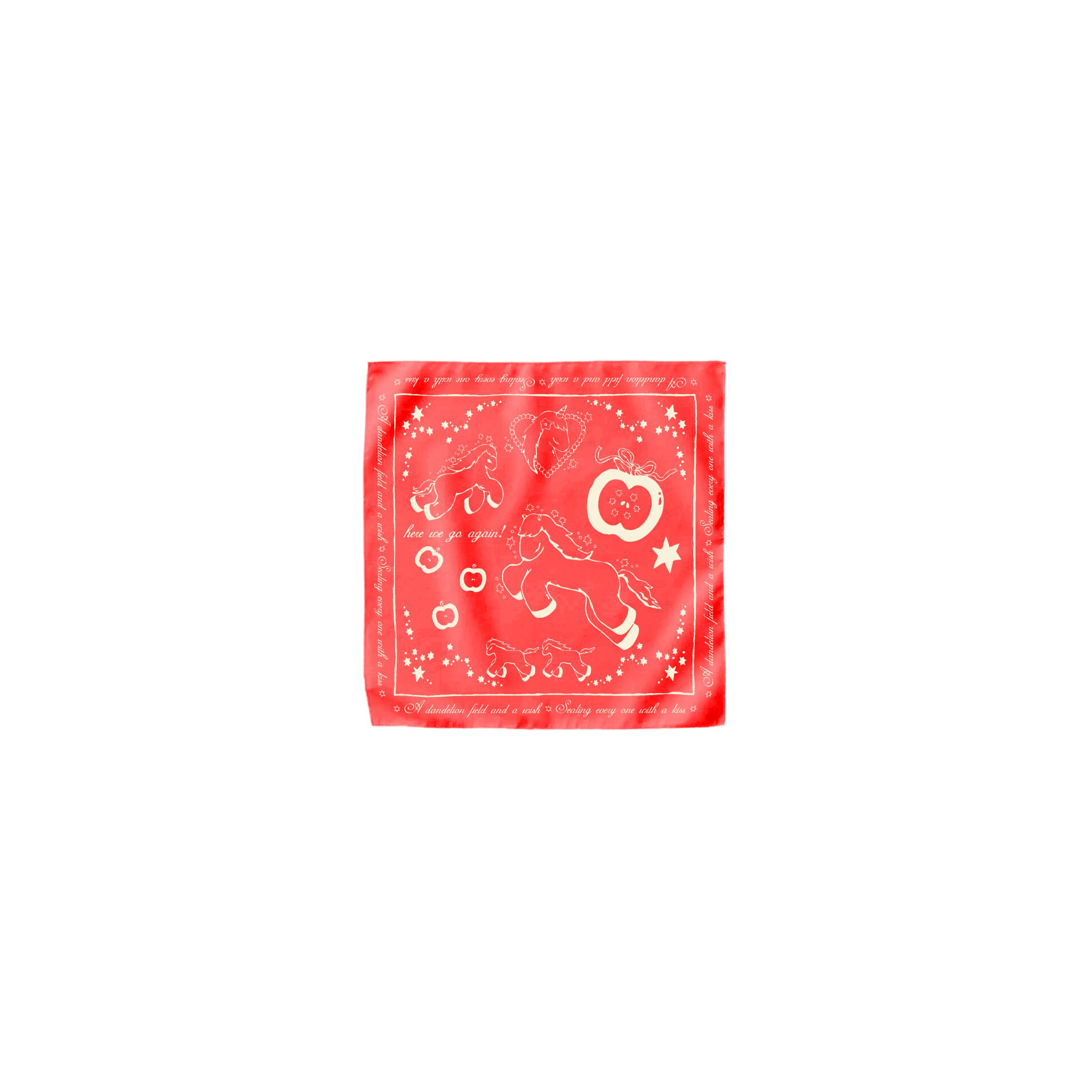dandelion field bandana