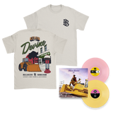 Kevin Devine - Bubbledozer T-Shirt AND Bubblegum + Bulldozer 2xLP Bundle