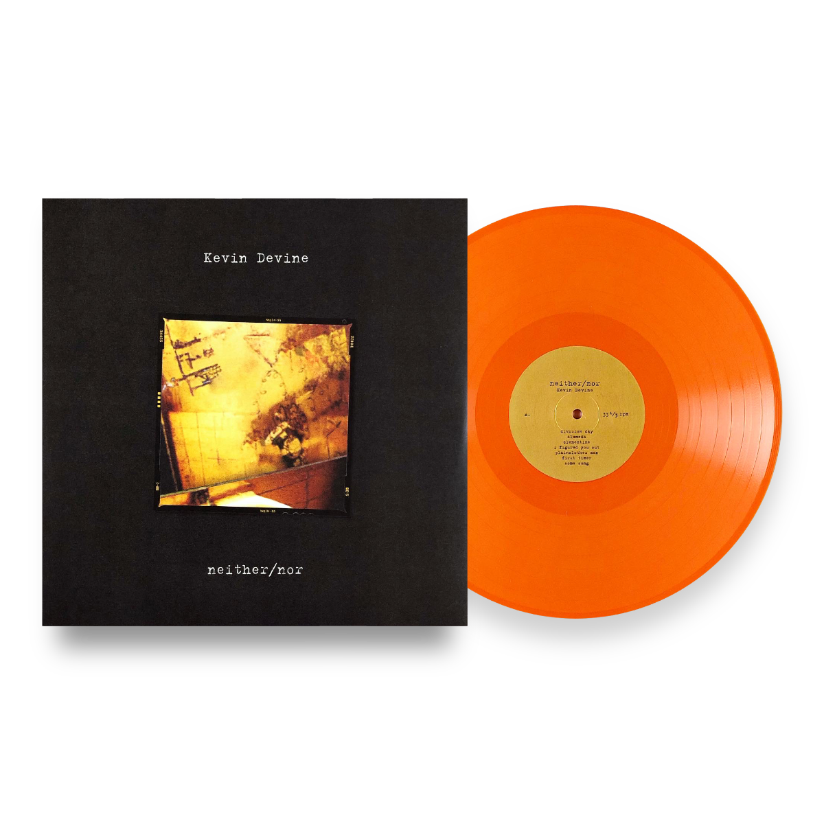 Kevin Devine - Neither/Nor Orange LP