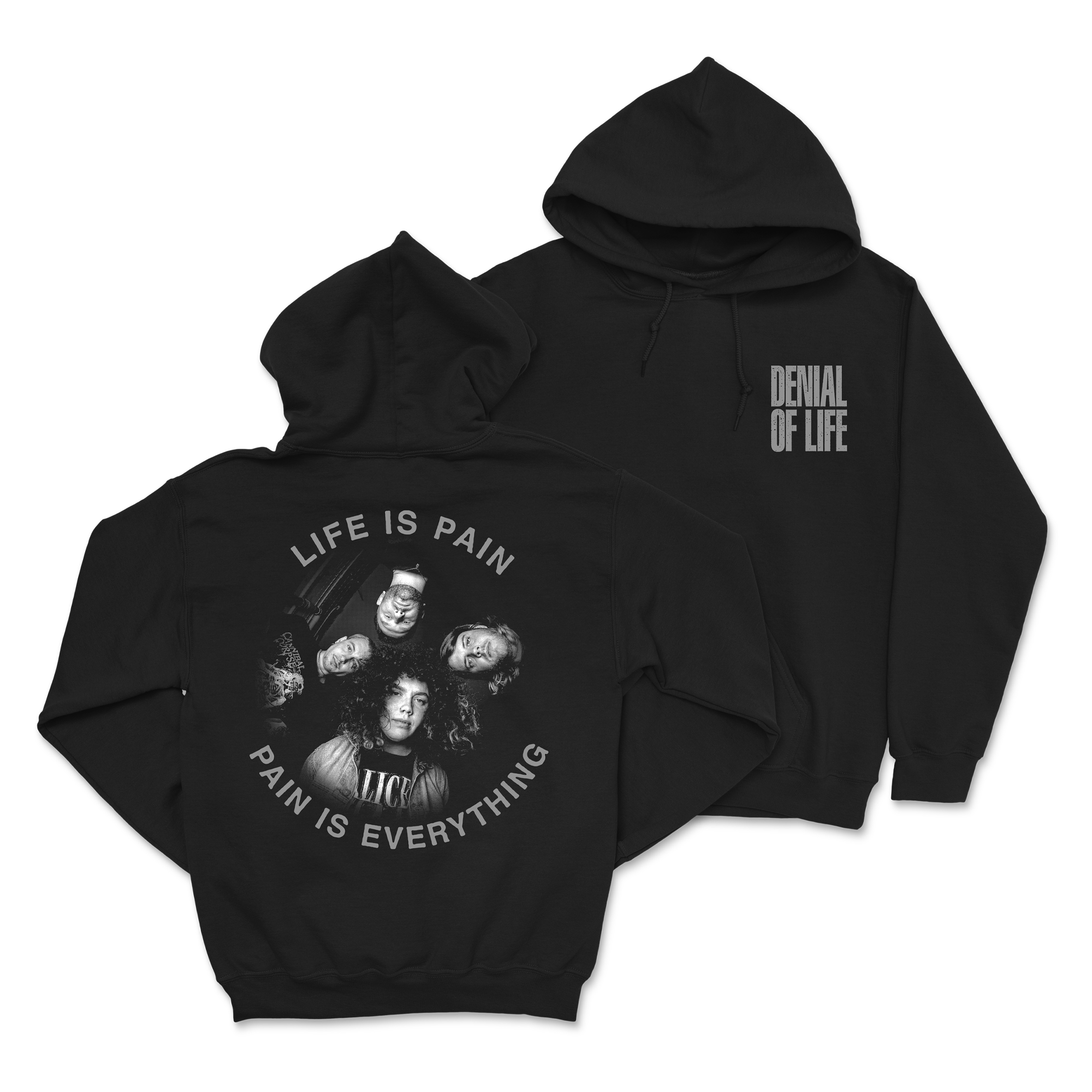 Denial of Life - Life is Pain Hoodie