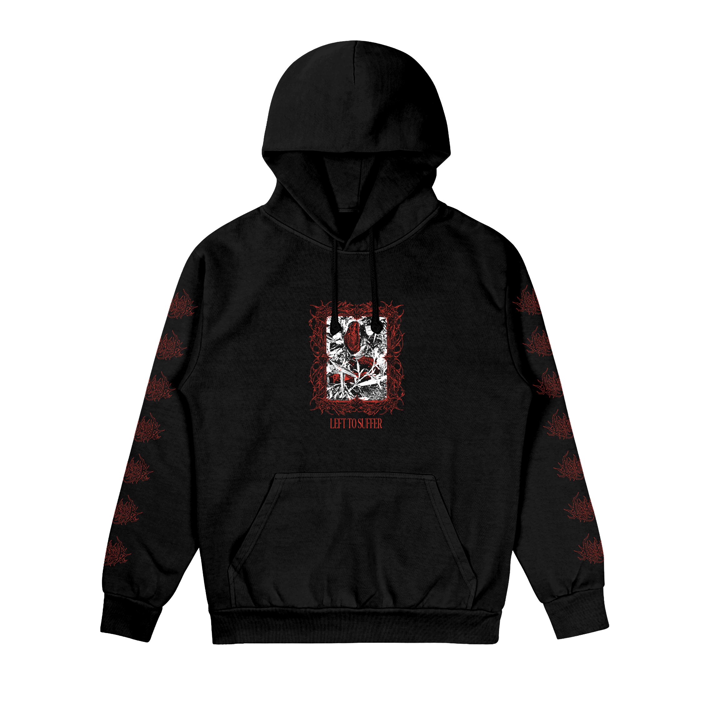 Left To Suffer - Red Frame Hoodie