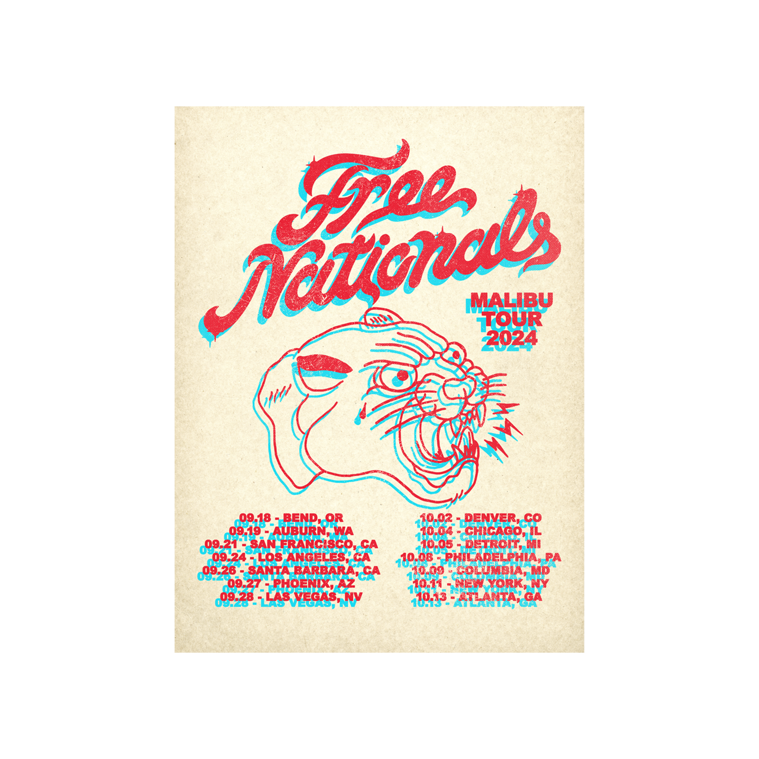 Free Nationals - Malibu Tour 18