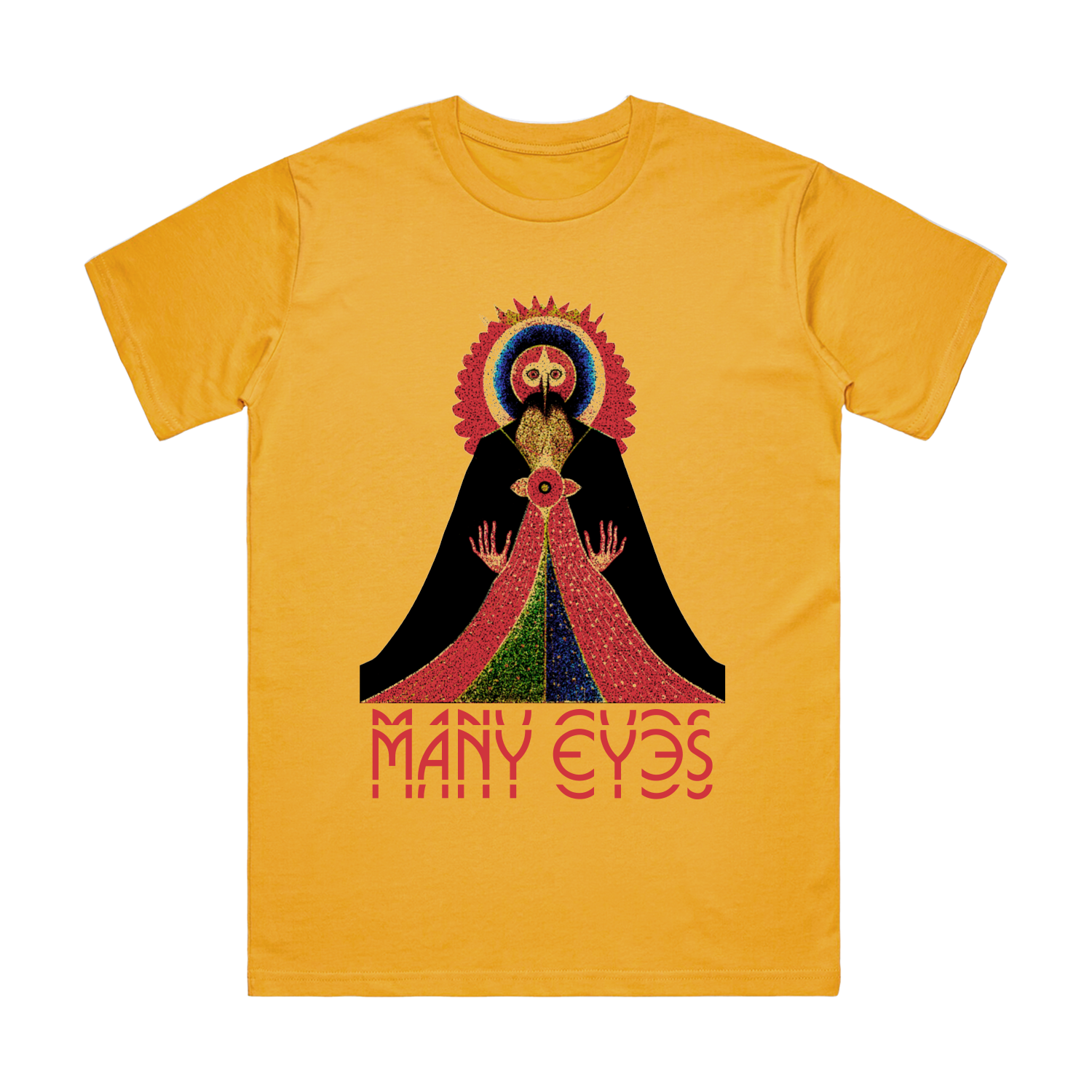 Many Eyes - Yellow T-Shirt