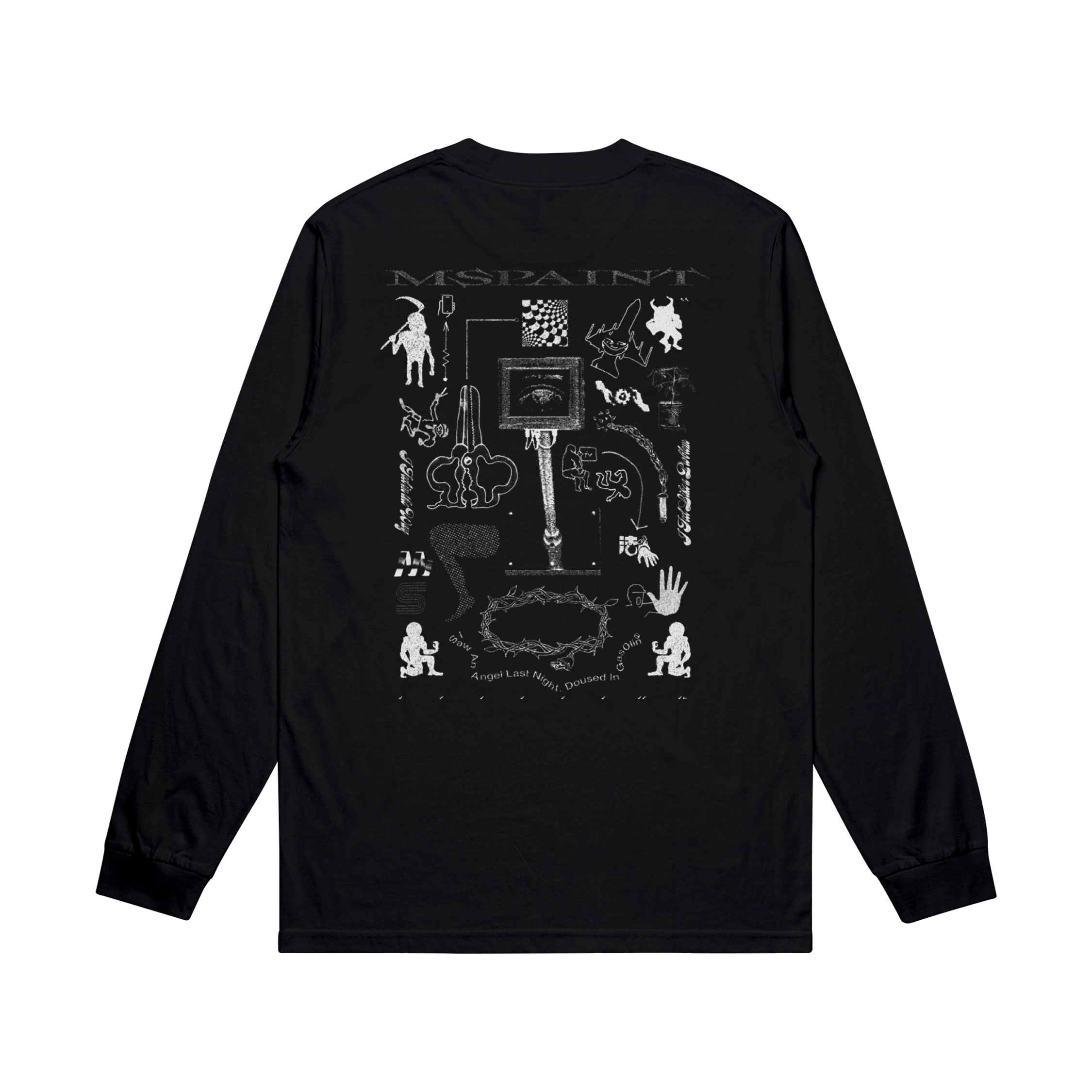 MSPAINT - Black No Separation Long Sleeve