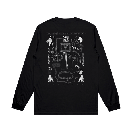 MSPAINT - Black No Separation Long Sleeve