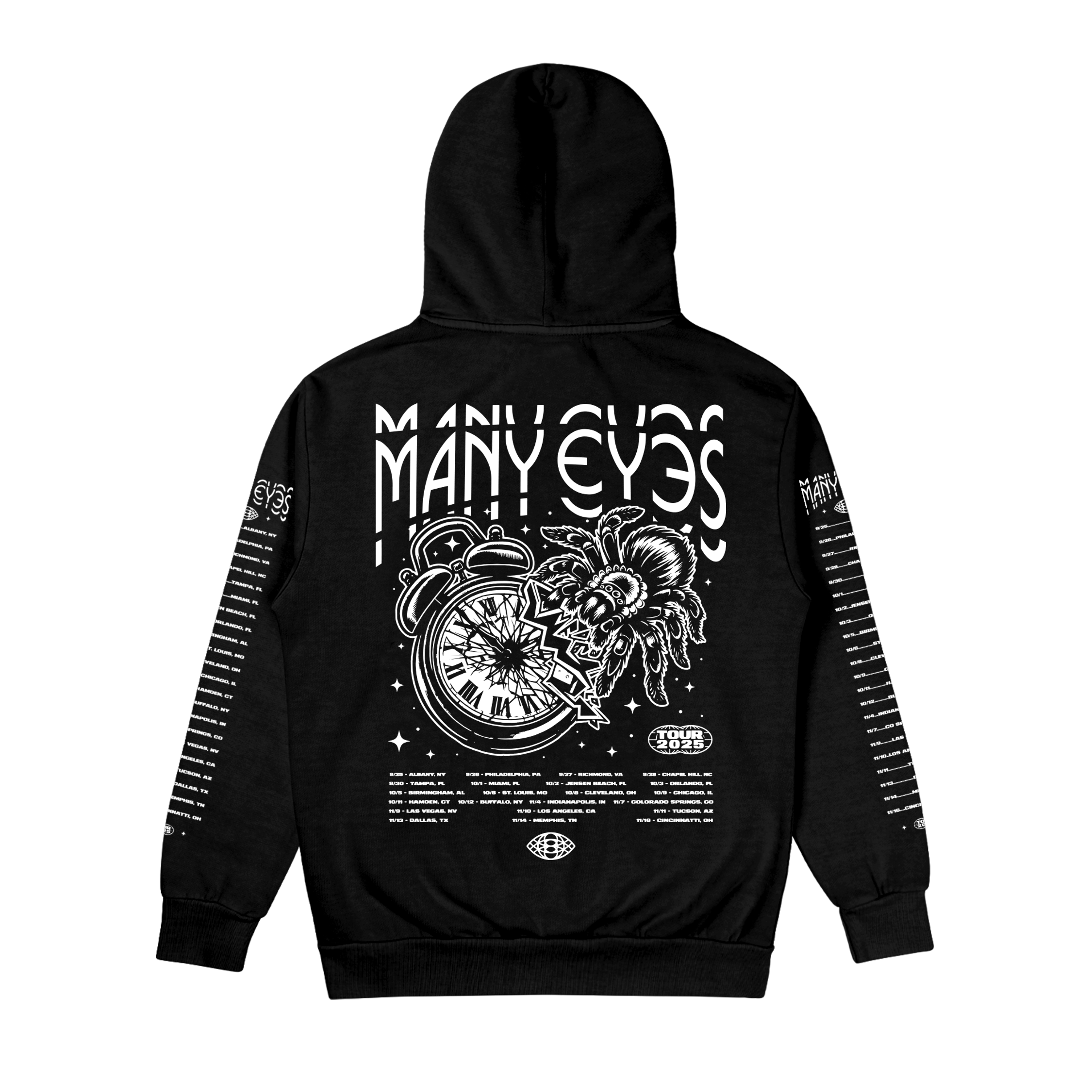 Many Eyes - Fall Tour 2025 Hoodie