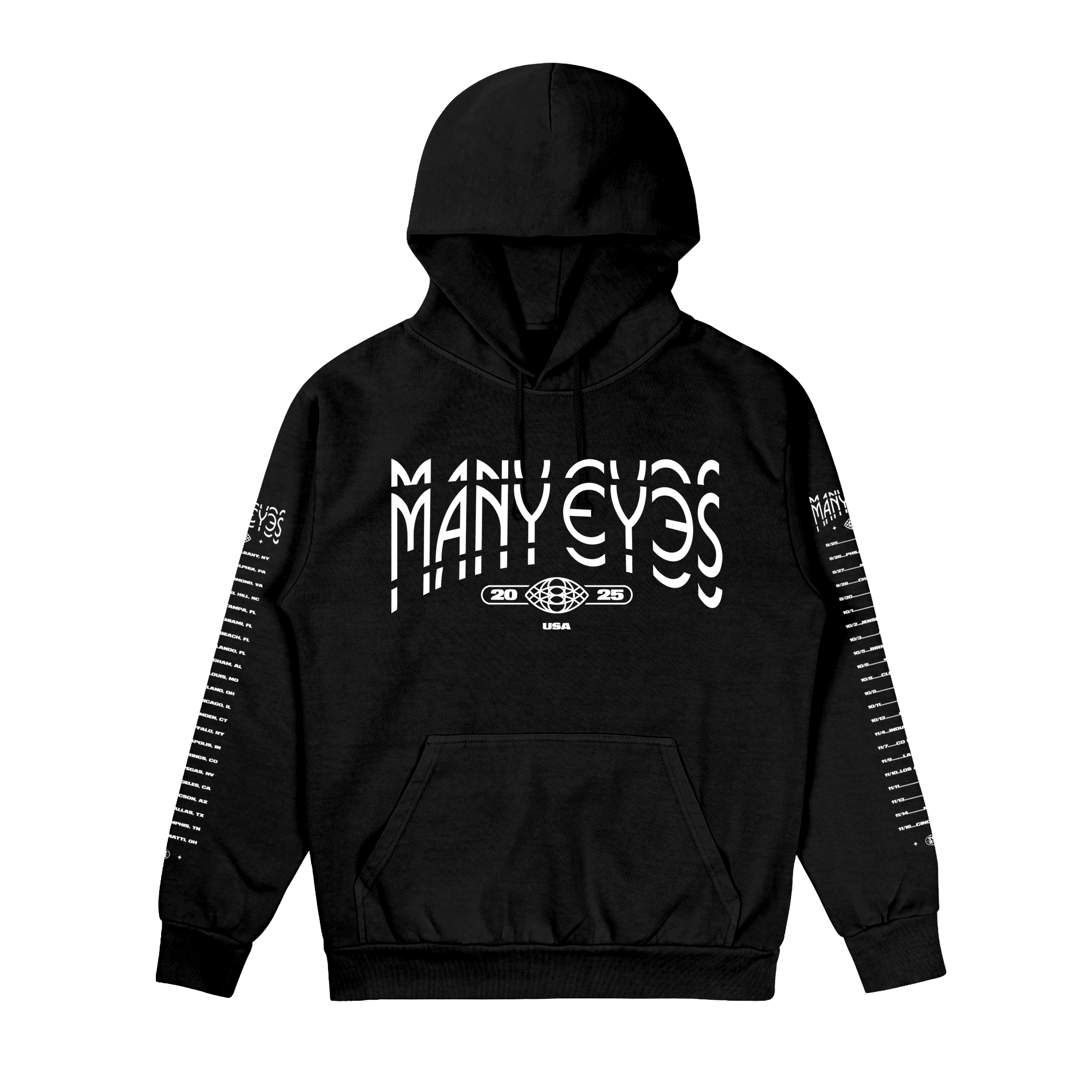Many Eyes - Fall Tour 2025 Hoodie