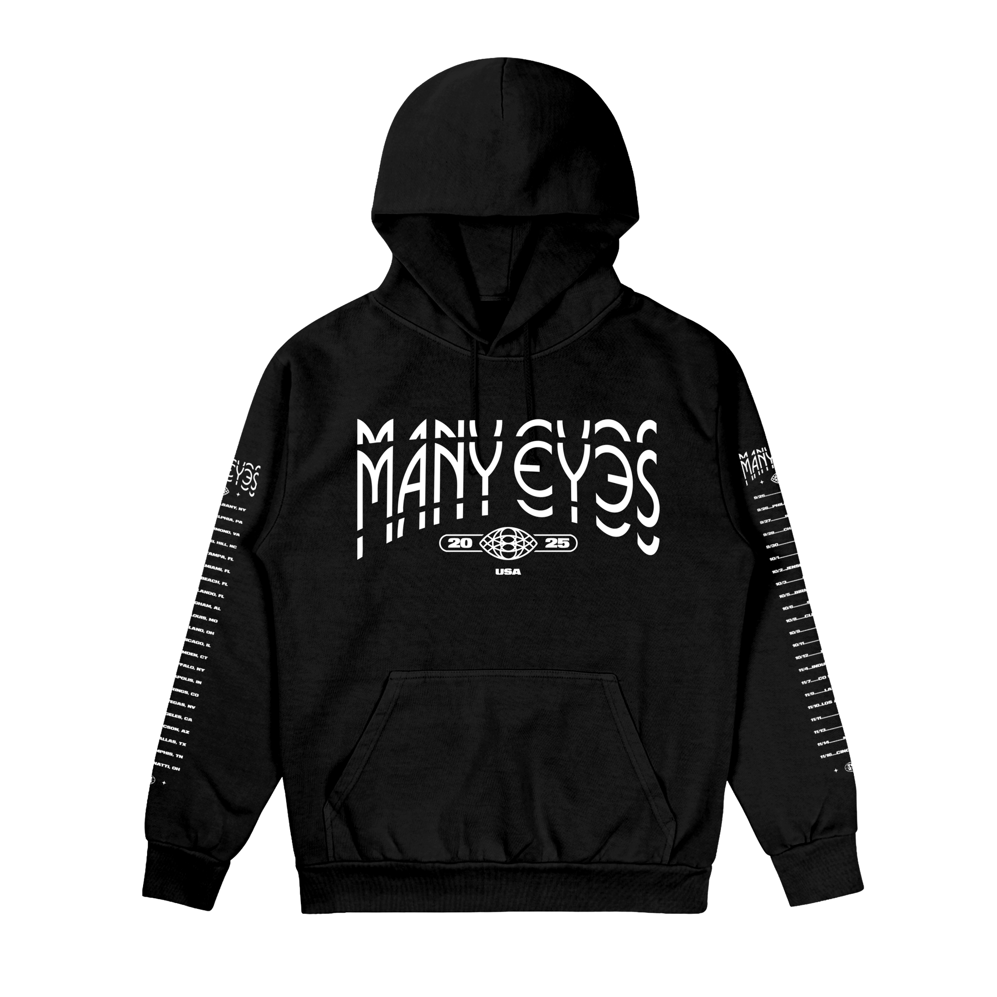 Many Eyes - Fall Tour 2025 Hoodie