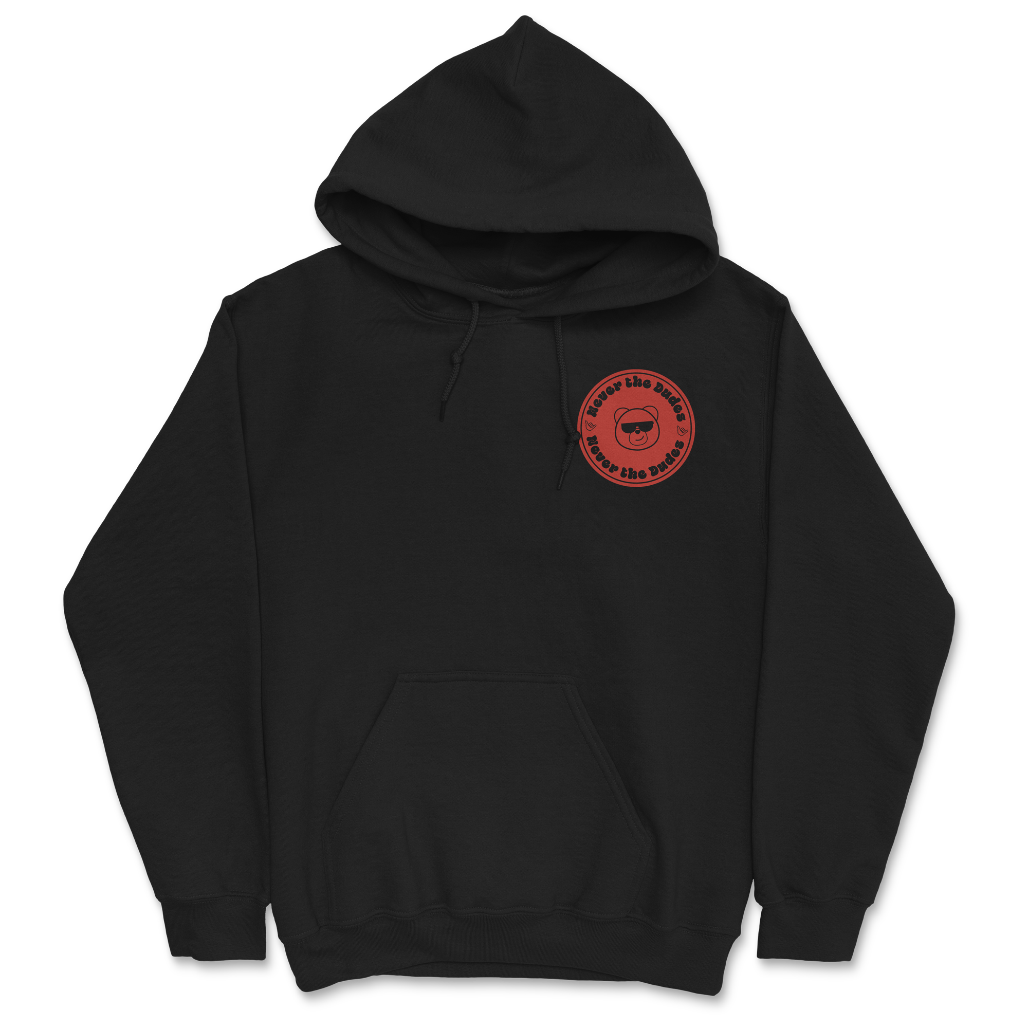 Never The Dudes Hoodie - Black