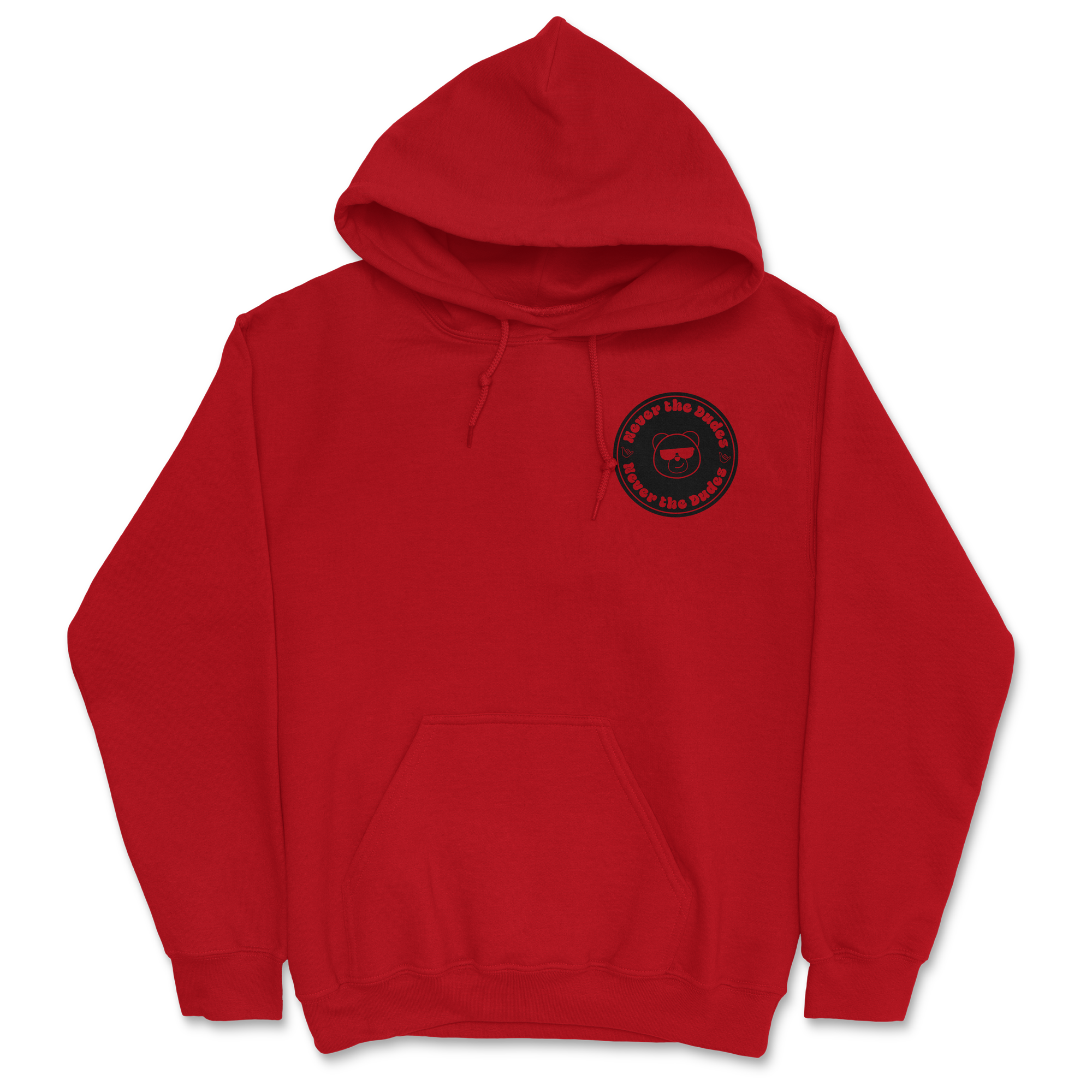 Never The Dudes Hoodie - Red