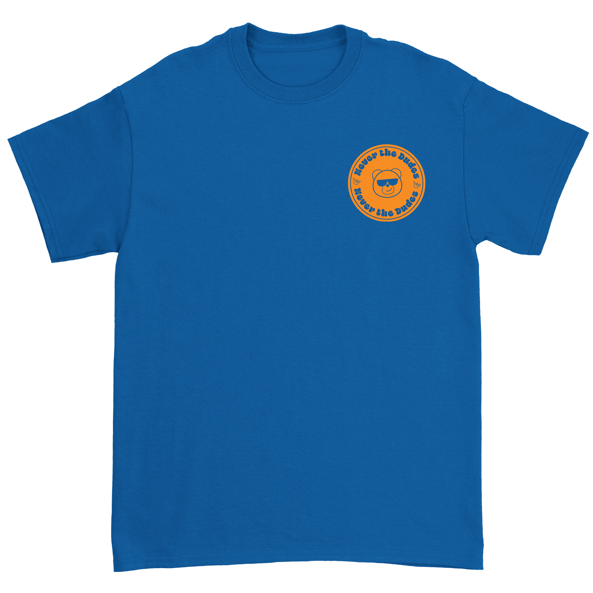 Never The Dudes T-Shirt - Royal