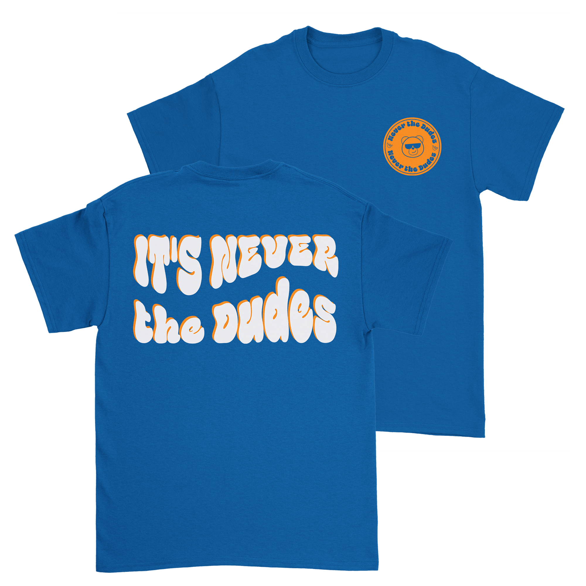 Never The Dudes T-Shirt - Royal