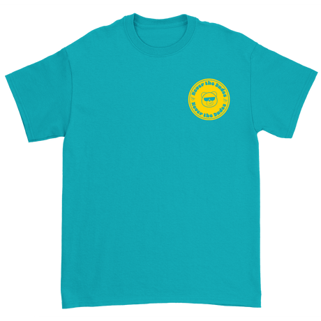Never The Dudes T-Shirt - Tropical Blue