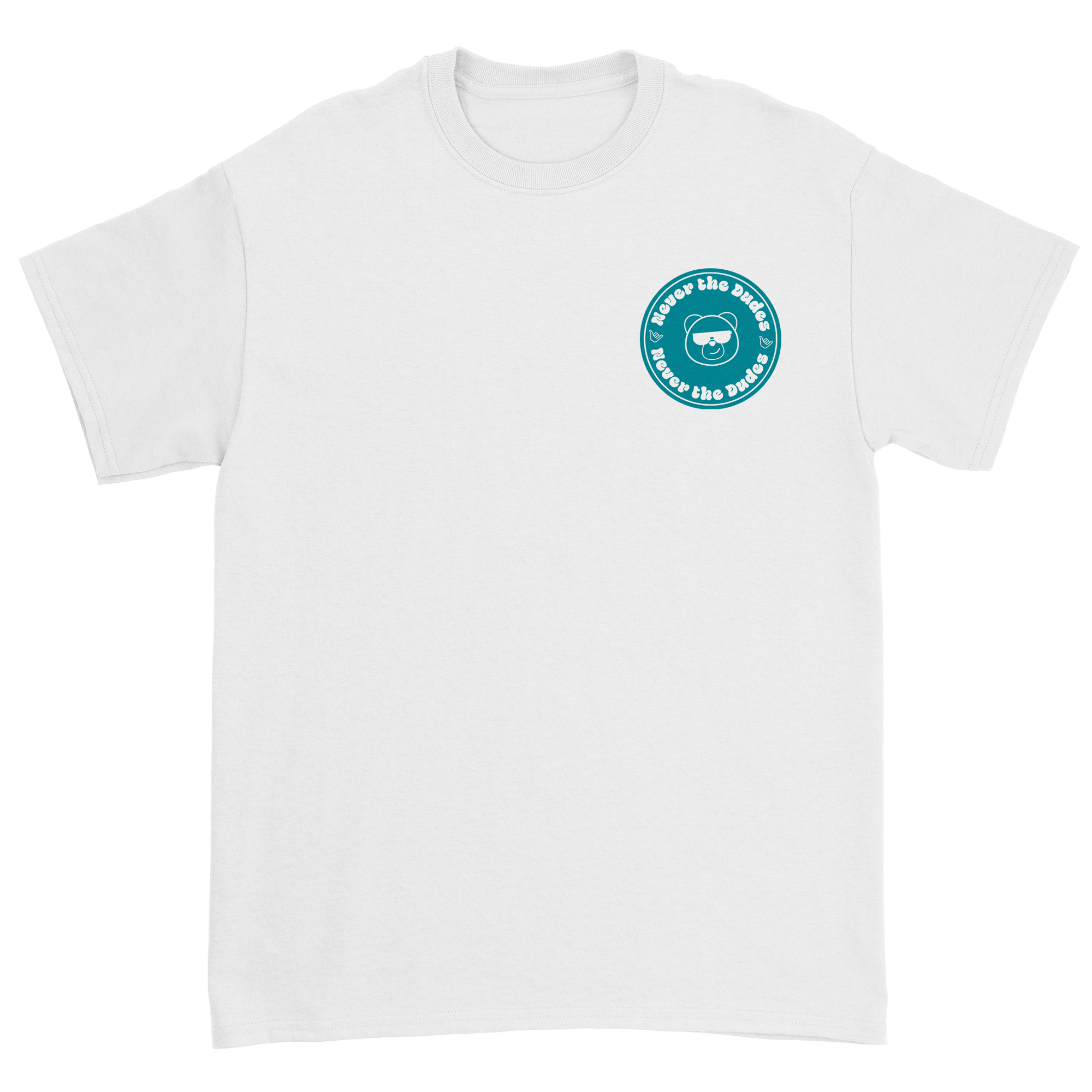 Never The Dudes T-Shirt - White